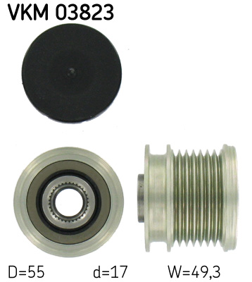 Dispositivo ruota libera alternatore - VKM 03823 SKF
